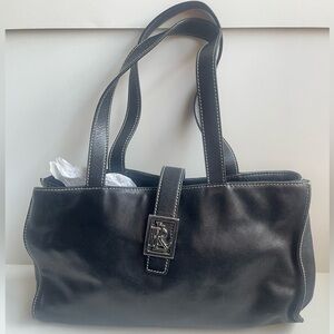 Lauren Ralph Lauren Elegant Black Purse Accessory Shoulder Bag